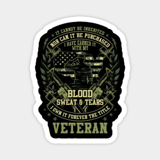 VETERAN T-Shirt Magnet