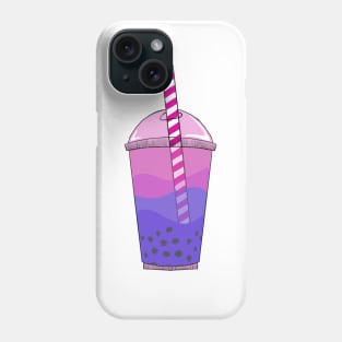 Taro bubble tea - boba tea Phone Case