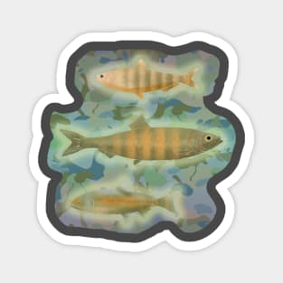 Cammo Fish Magnet