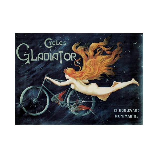 Gladiator Cycles Art Nouveau by MasterpieceCafe