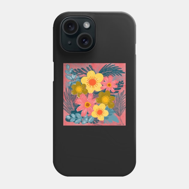 Cozy Floral bouquet Phone Case by FrancesPoff