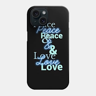 Peace and love Phone Case