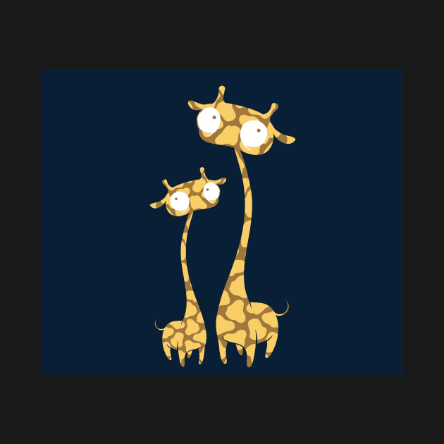 giraffe by daghlashassan