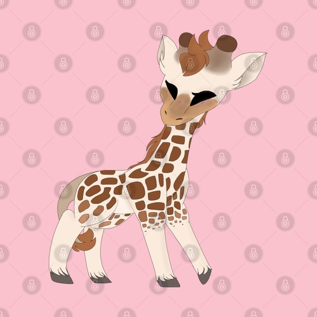 Giraffe! by Waffles and Zora!