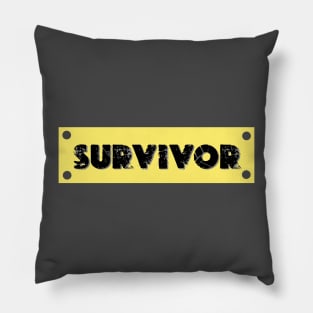 Hate Survivor Pillow