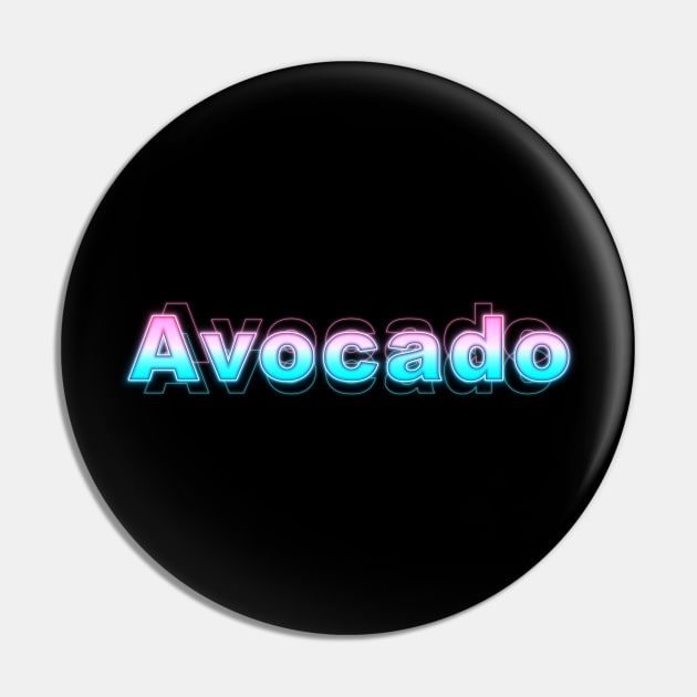 Avocado Pin by Sanzida Design