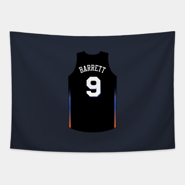 RJ Barrett New York Jersey Qiangy Tapestry by qiangdade