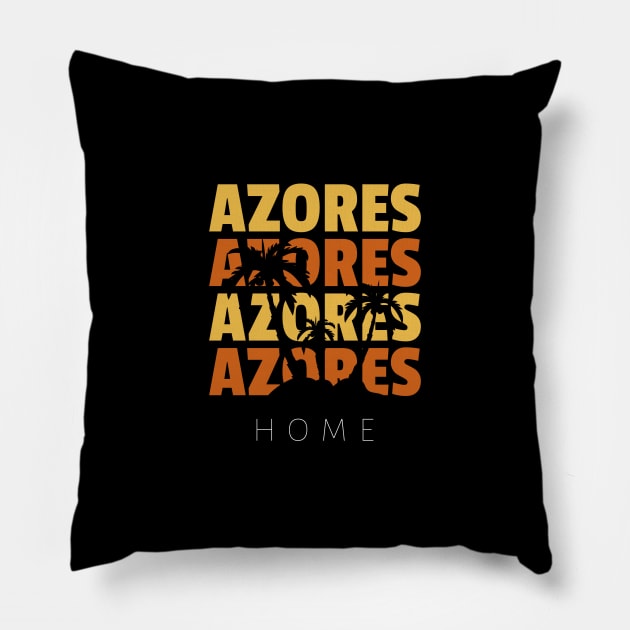 Azores Tropical design - Azores Portuguese Gift - Hipster Pillow by Blue Zebra