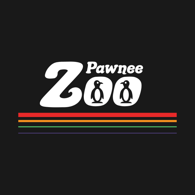 Pawnee Zoo Rainbow Penguins by PodDesignShop