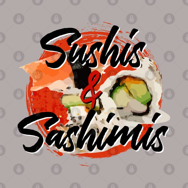 Letterkenny Sushis and Sashimis in black by PincGeneral