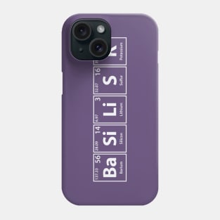 Basilisk (Ba-Si-Li-S-K) Periodic Elements Spelling Phone Case