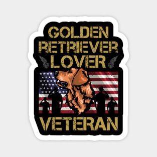 Veteran Golden Retriever Lover Magnet