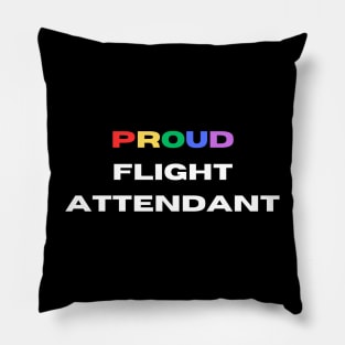 Proud flight attendant Pillow