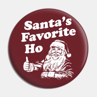 Santa's Favorite Ho Pin