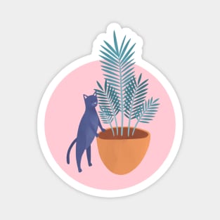 Cats and pots 2 Magnet