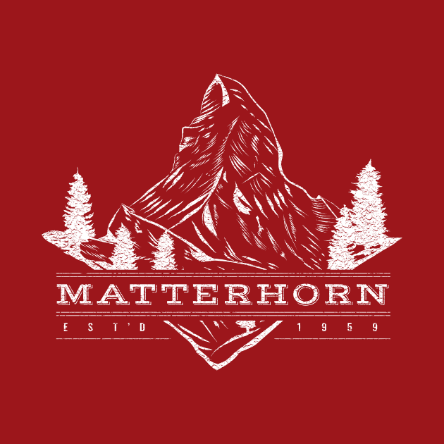 Matterhorn Mountain Est'd 1959 by Heyday Threads