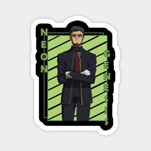 Gendo Ikari Neon Genesis Evangelion Shinseiki Evangerion Magnet