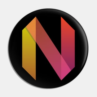 Neovim Text Editor Logo - Fire Version Pin