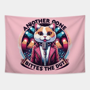 Another One Bites The Dust - Queen Tribute - Freddy Tribute - Mercury - Queen - Funny Sayings - Funny Gift - Funny Slogan - Funny Quotes - Funny Animals - Rock Tribute - Music Rock - Pop Tapestry