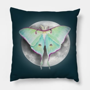 Luna Moth Pillow