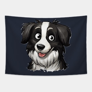 Hello Border Collie Tapestry