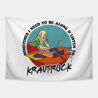 Krautrock - Obsessive Music Fan Gift Tapestry