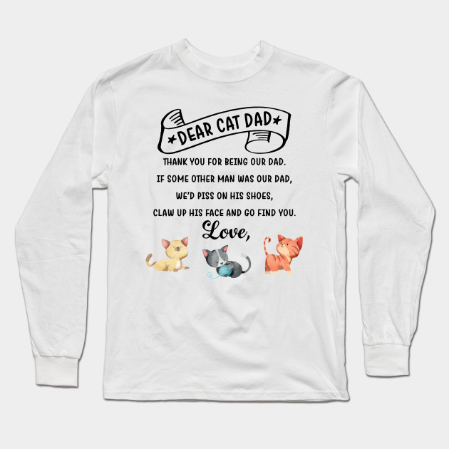 Dear Cat Dad Lovefathers Day Gift Ideas Fathers Day Gift Ideas
