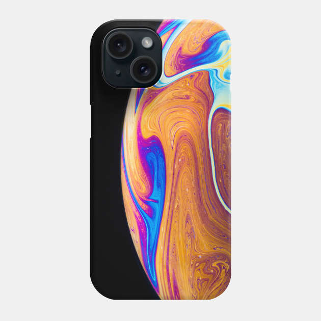 Liquid Marble Planet Phone Case by Art Designs