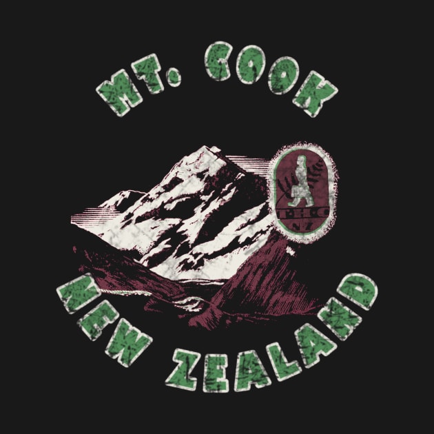 Mt. Cook New Zealand Vintage by Hilda74