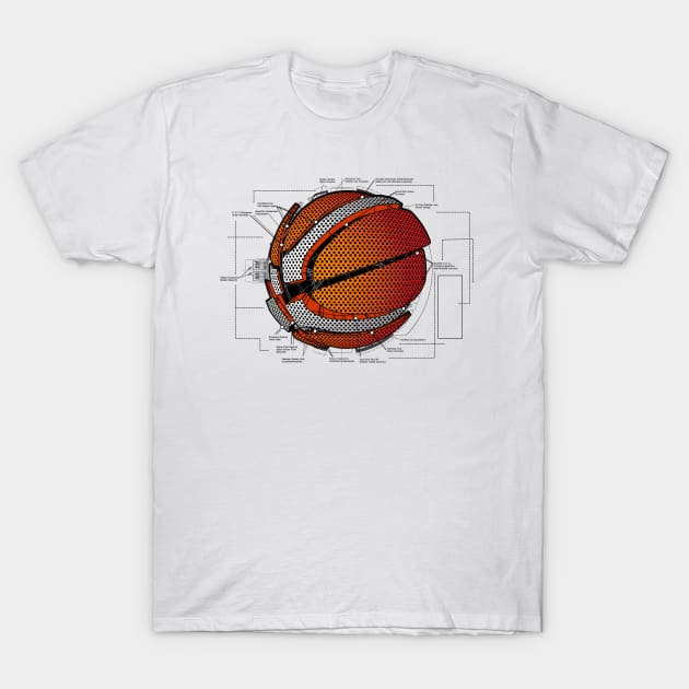 Basketball Anatomy - Basketball - T-Shirt