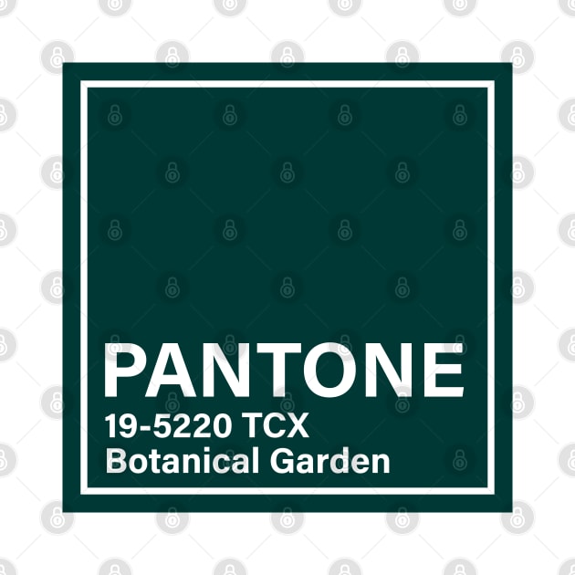 pantone 19-5220 TCX Botanical Garden by princessmi-com