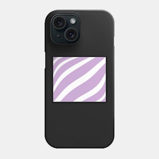 Abstract pattern - purple and white. Phone Case