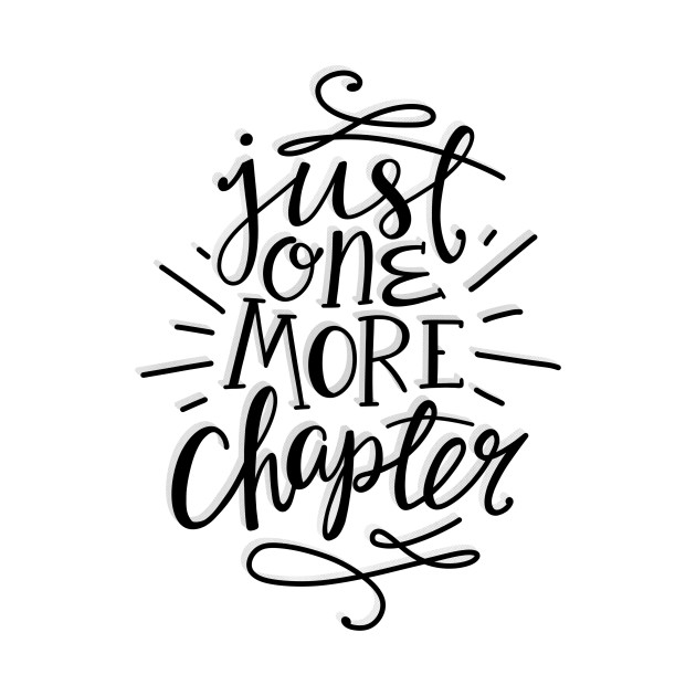 Just One More Chapter Black Reading Gift TShirt TeePublic