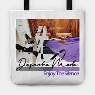 Enjoy The Silence -- Retro Fan Art Design Tote