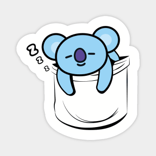 SLEEPY POCKET KOYA (BT21) Magnet