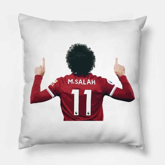 MO SALAH Pillow by HSDESIGNS