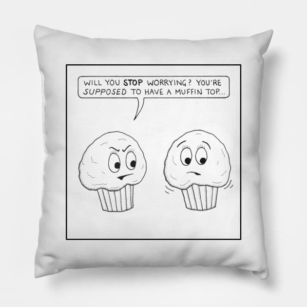 Muffin tops Pillow by stevet3214