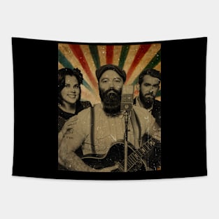 The Reverend Peyton's Big Damn Band - Photo Vintage Retro Tapestry