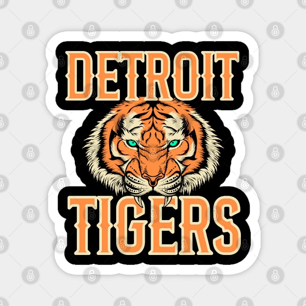 Detroit Tigers Magnet by BlockersPixel