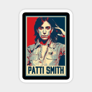 Patti Smith Rock 'n' Roll Poetess Magnet