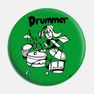 Drummer (Female) by Pollux Pin