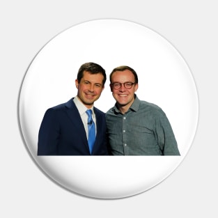 Pete Buttigieg and Chasten Glezman Buttigieg Pin