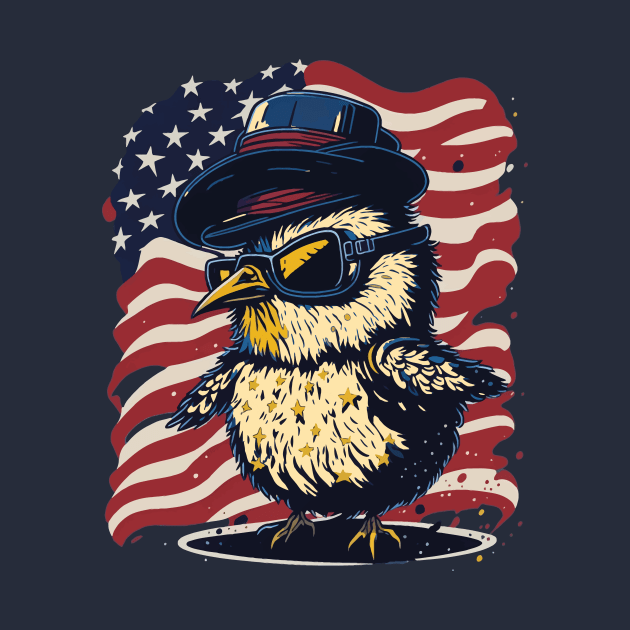 Patriotic Chicken by By_Russso
