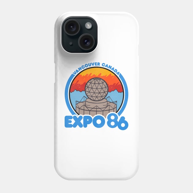 Retro Defunct Expo 86 World's Fair Vancouver Canada Phone Case by darklordpug