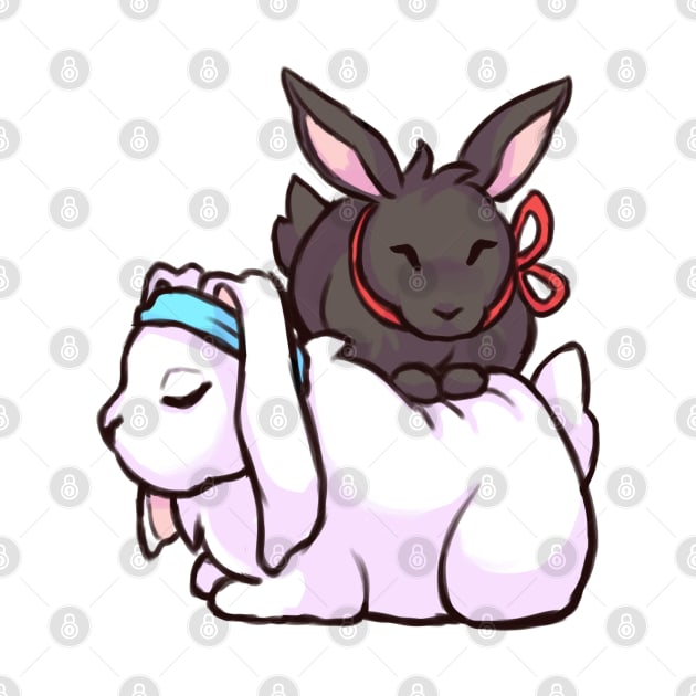 Wangxian bunnies by MarcyRangel