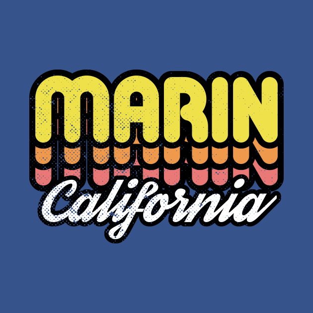 Retro Marin California by rojakdesigns