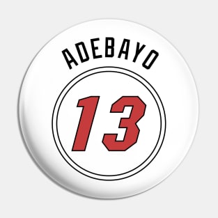 Adebayo Name and Number Pin