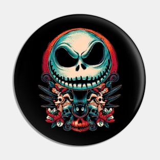 Retro Jack Cartoon Character Pin