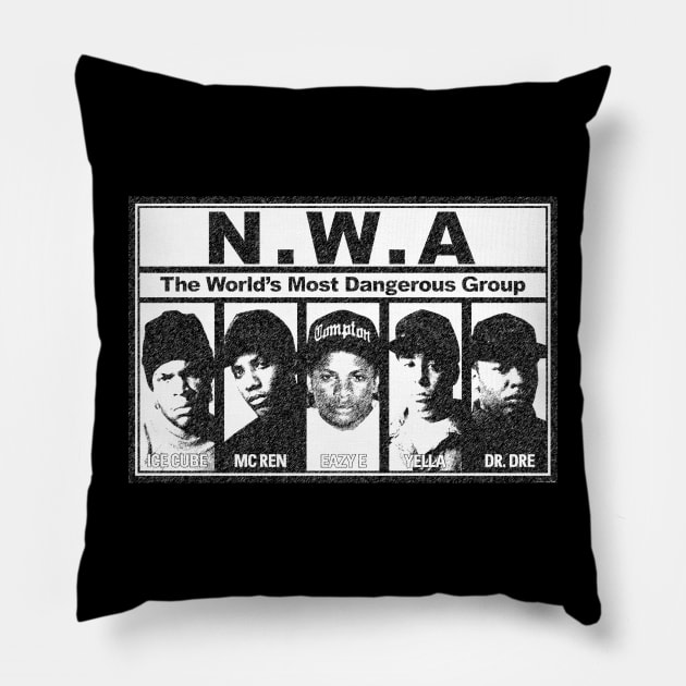 N.W.A 1928 Pillow by GARTAKART