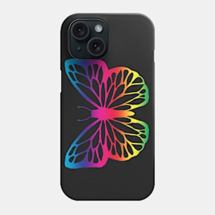 rainbow butterfly Phone Case